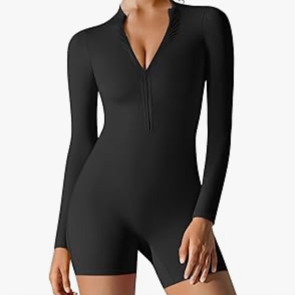 Black Long Sleeve Bodysuit
